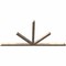 Ekena Millwork Saratoga Smooth Timber Gable Bracket, Douglas Fir, 108"W x 54"H x 3 1/2"D x 3 1/2"F, 12/12 Pitch GBW108X54X0404SAR00SDF - alternate 2